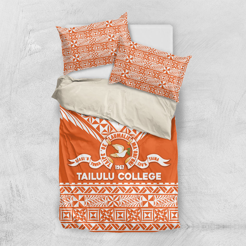 Tonga Tailulu College Bedding Set Tongan Kupesi Pattern