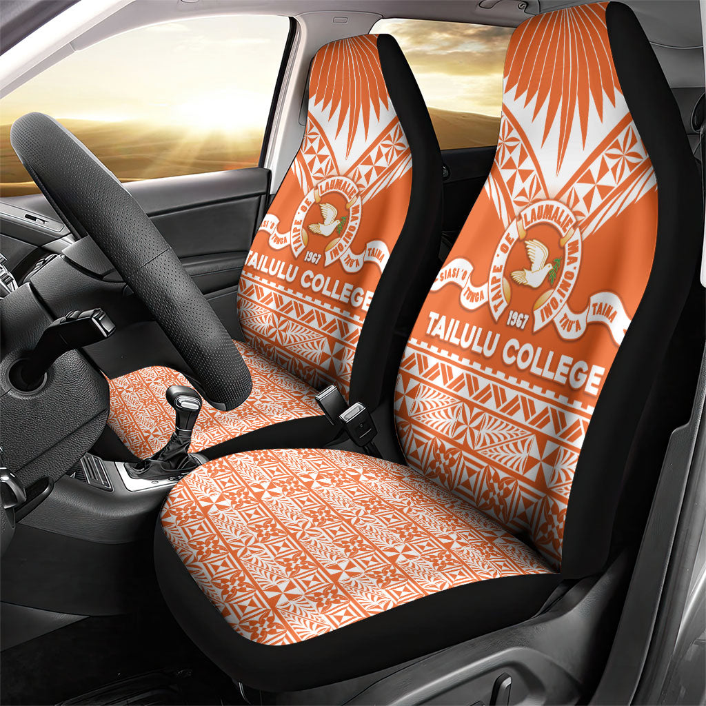 Tonga Tailulu College Car Seat Cover Tongan Kupesi Pattern