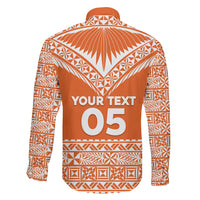 Personalised Tonga Tailulu College Family Matching Off Shoulder Short Dress and Hawaiian Shirt Tongan Kupesi Pattern