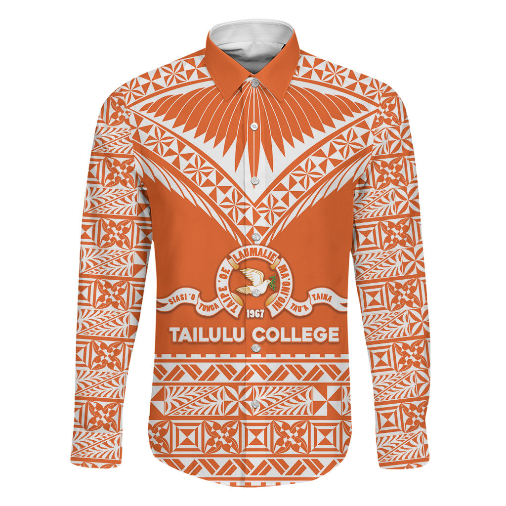 Personalised Tonga Tailulu College Family Matching Tank Maxi Dress and Hawaiian Shirt Tongan Kupesi Pattern