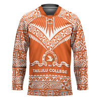 Personalised Tonga Tailulu College Hockey Jersey Tongan Kupesi Pattern