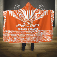 Tonga Tailulu College Hooded Blanket Tongan Kupesi Pattern
