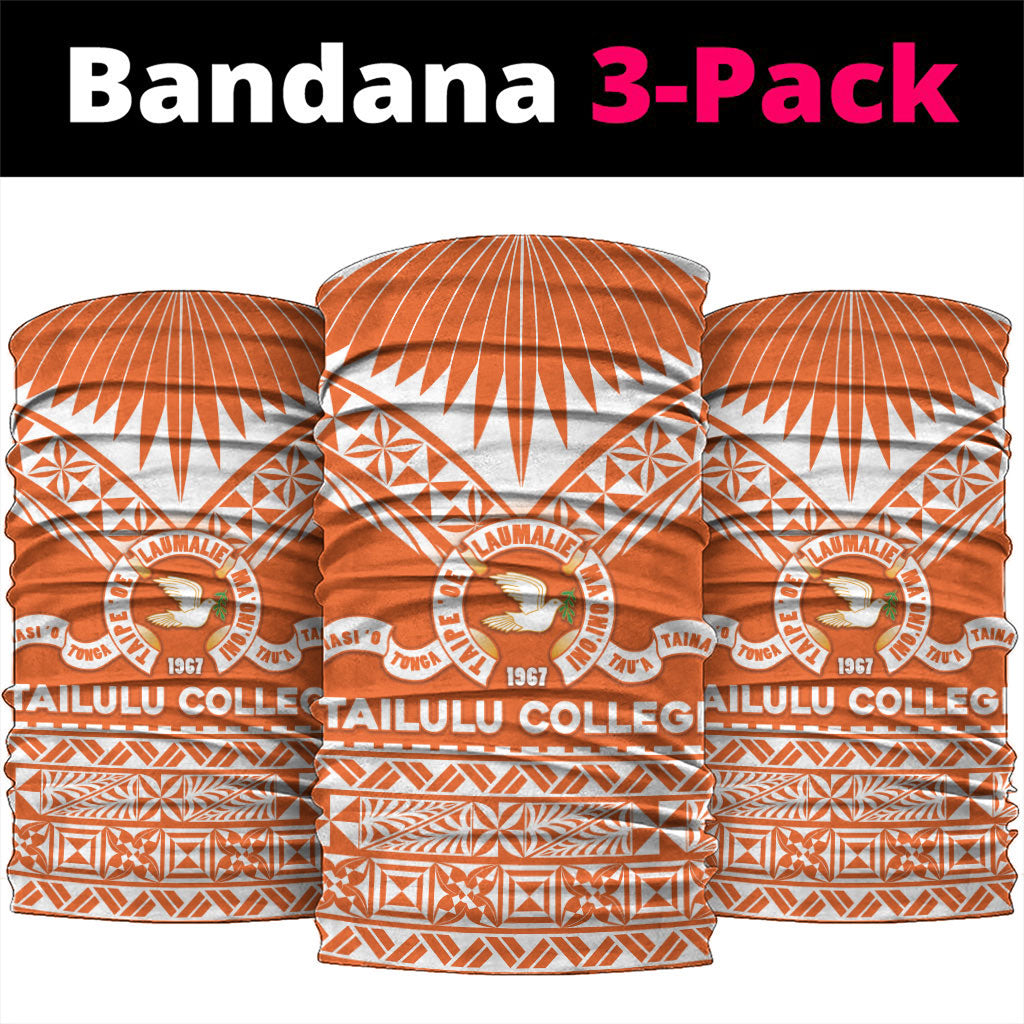 Tonga Tailulu College Neck Gaiter Tongan Kupesi Pattern