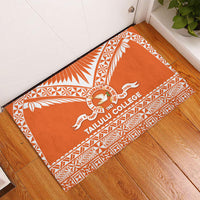 Tonga Tailulu College Rubber Doormat Tongan Kupesi Pattern