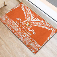Tonga Tailulu College Rubber Doormat Tongan Kupesi Pattern
