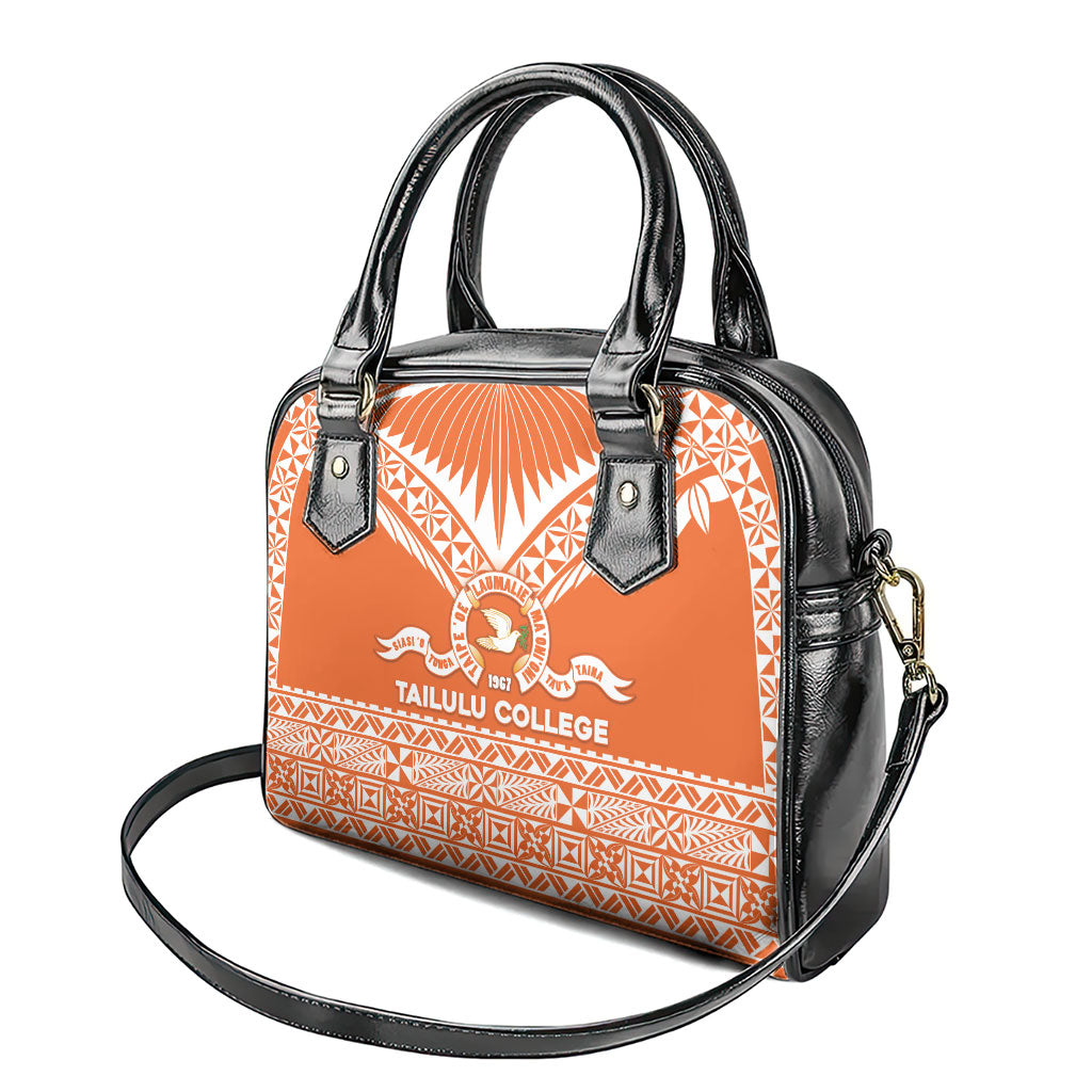 Tonga Tailulu College Shoulder Handbag Tongan Kupesi Pattern