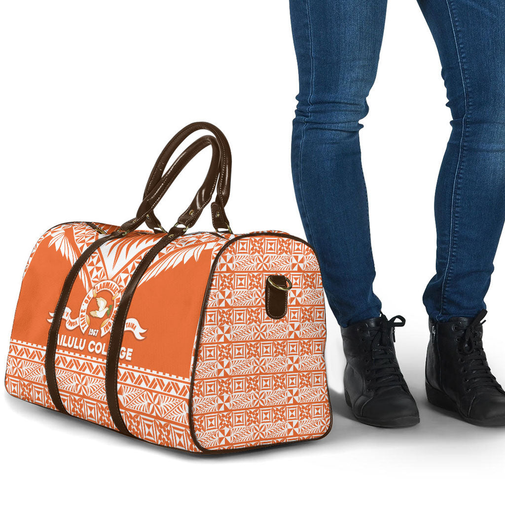 Tonga Tailulu College Travel Bag Tongan Kupesi Pattern