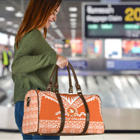 Tonga Tailulu College Travel Bag Tongan Kupesi Pattern