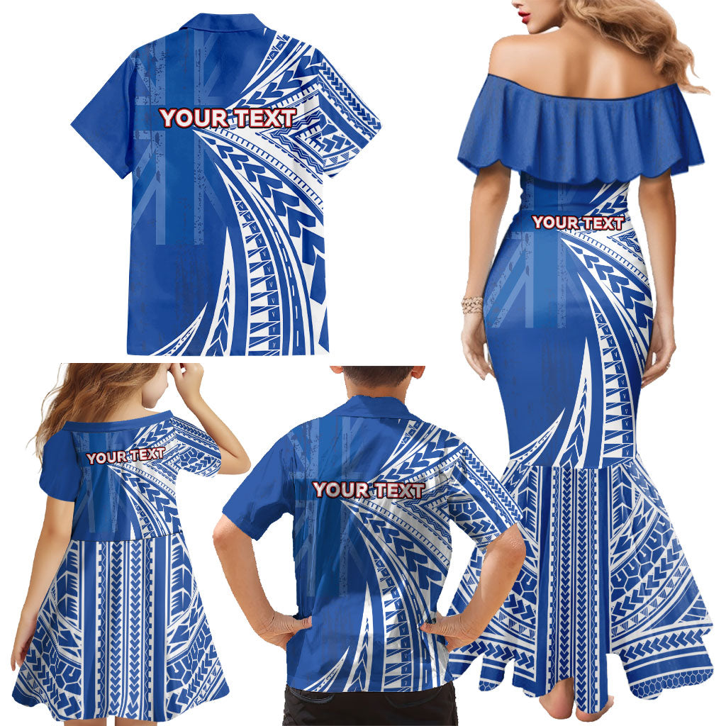Personalised Hawaii 808 Family Matching Mermaid Dress and Hawaiian Shirt Unique Style