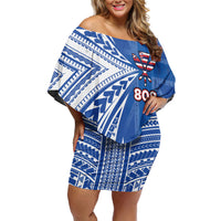 Personalised Hawaii 808 Family Matching Off Shoulder Short Dress and Hawaiian Shirt Unique Style
