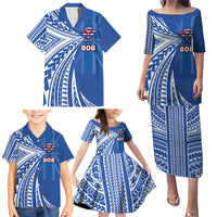 Personalised Hawaii 808 Family Matching Puletasi and Hawaiian Shirt Unique Style