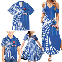 Personalised Hawaii 808 Family Matching Summer Maxi Dress and Hawaiian Shirt Unique Style