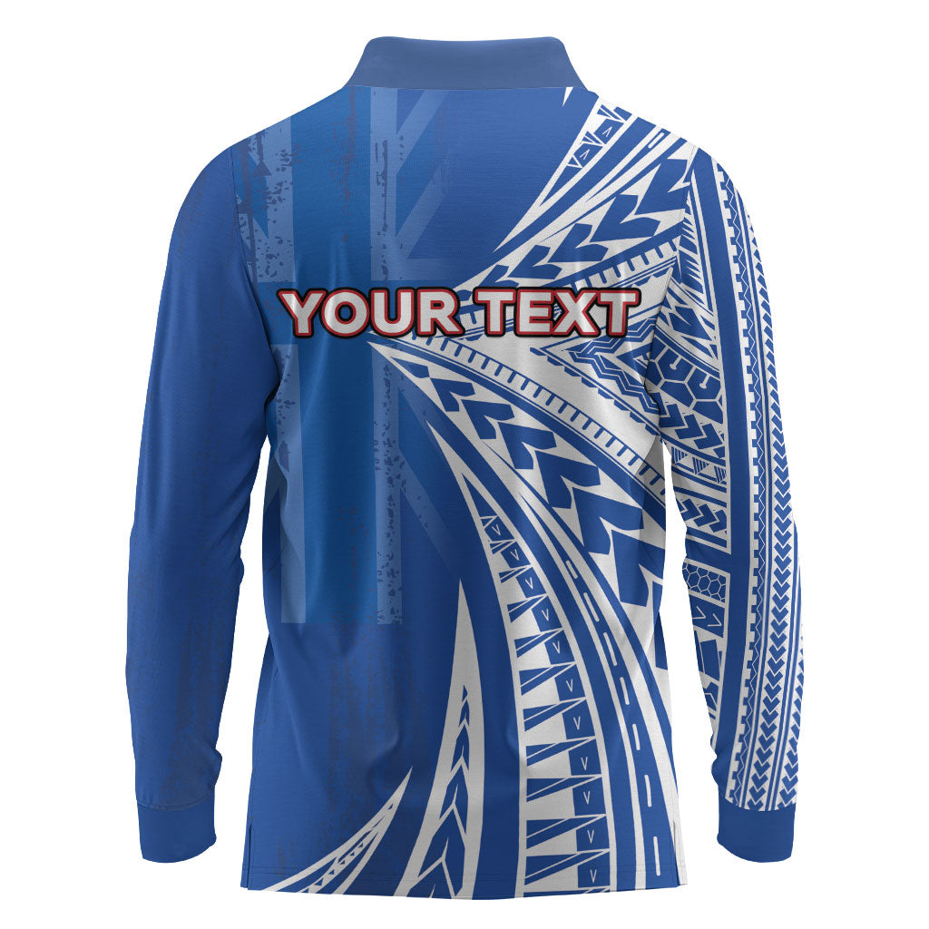 Personalised Hawaii 808 Long Sleeve Polo Shirt Unique Style