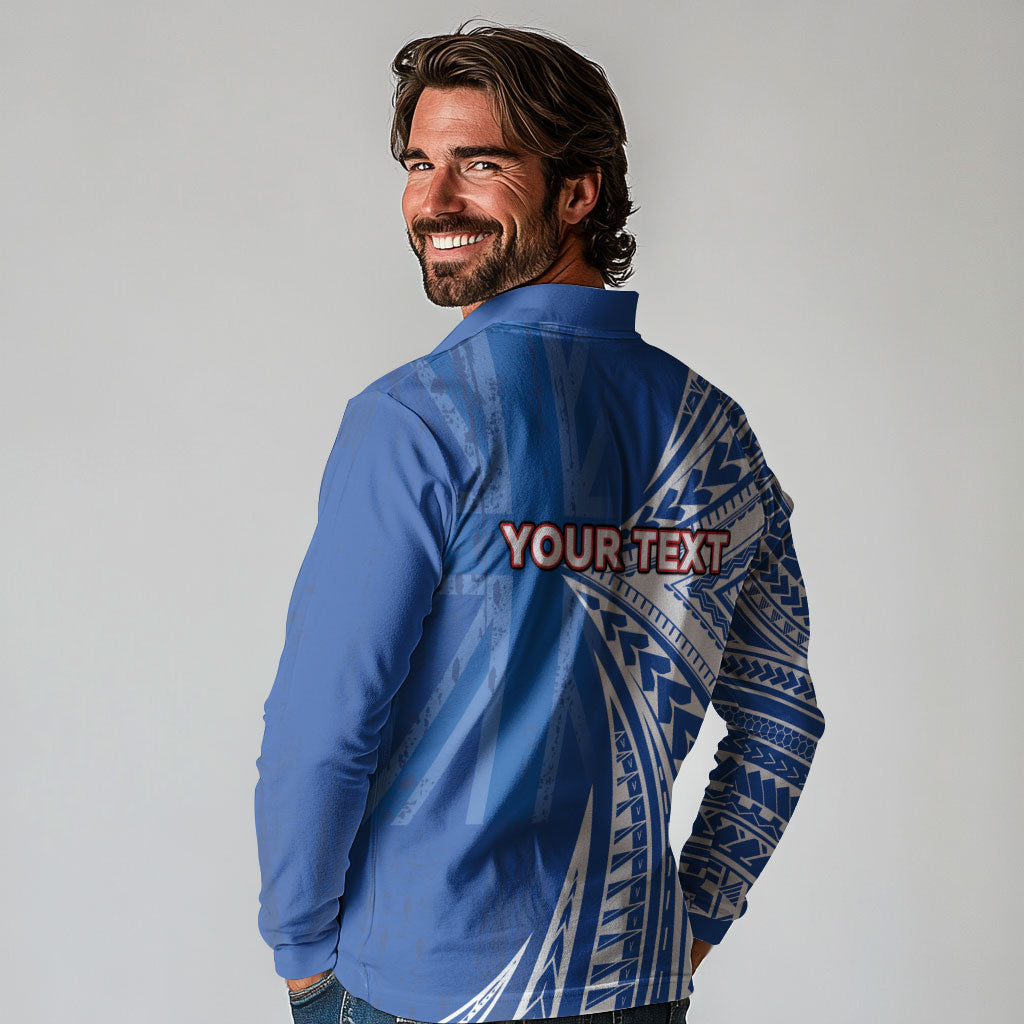 Personalised Hawaii 808 Long Sleeve Polo Shirt Unique Style