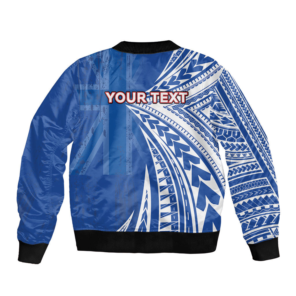 Personalised Hawaii 808 Sleeve Zip Bomber Jacket Unique Style