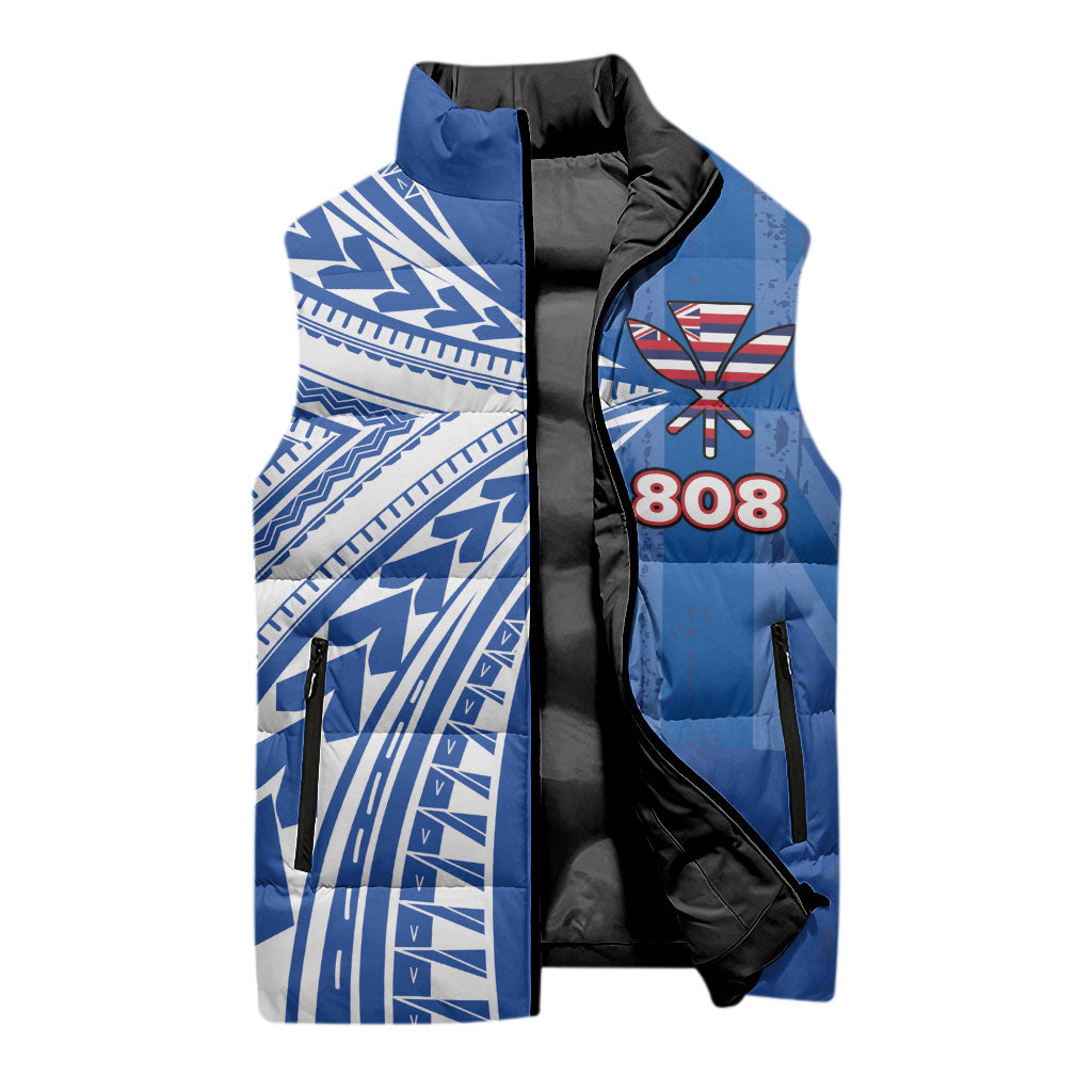 Personalised Hawaii 808 Sleeveless Puffer Jacket Unique Style