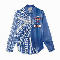 Personalised Hawaii 808 Women Casual Shirt Unique Style