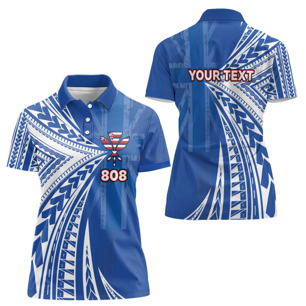 Personalised Hawaii 808 Women Polo Shirt Unique Style