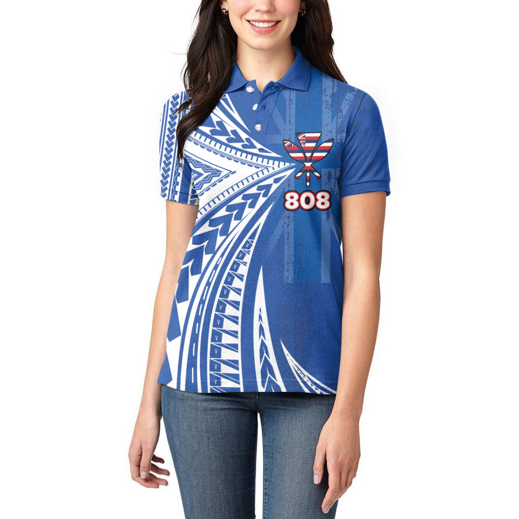 Personalised Hawaii 808 Women Polo Shirt Unique Style