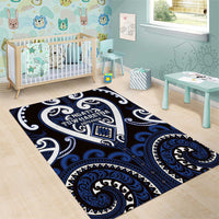 Aotearoa Ngati Tuwharetoa Area Rug Maori Tribal Pattern