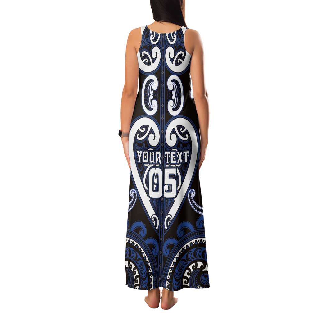 Custom Aotearoa Ngati Tuwharetoa Family Matching Tank Maxi Dress and Hawaiian Shirt Maori Tribal Pattern LT05 - Polynesian Pride