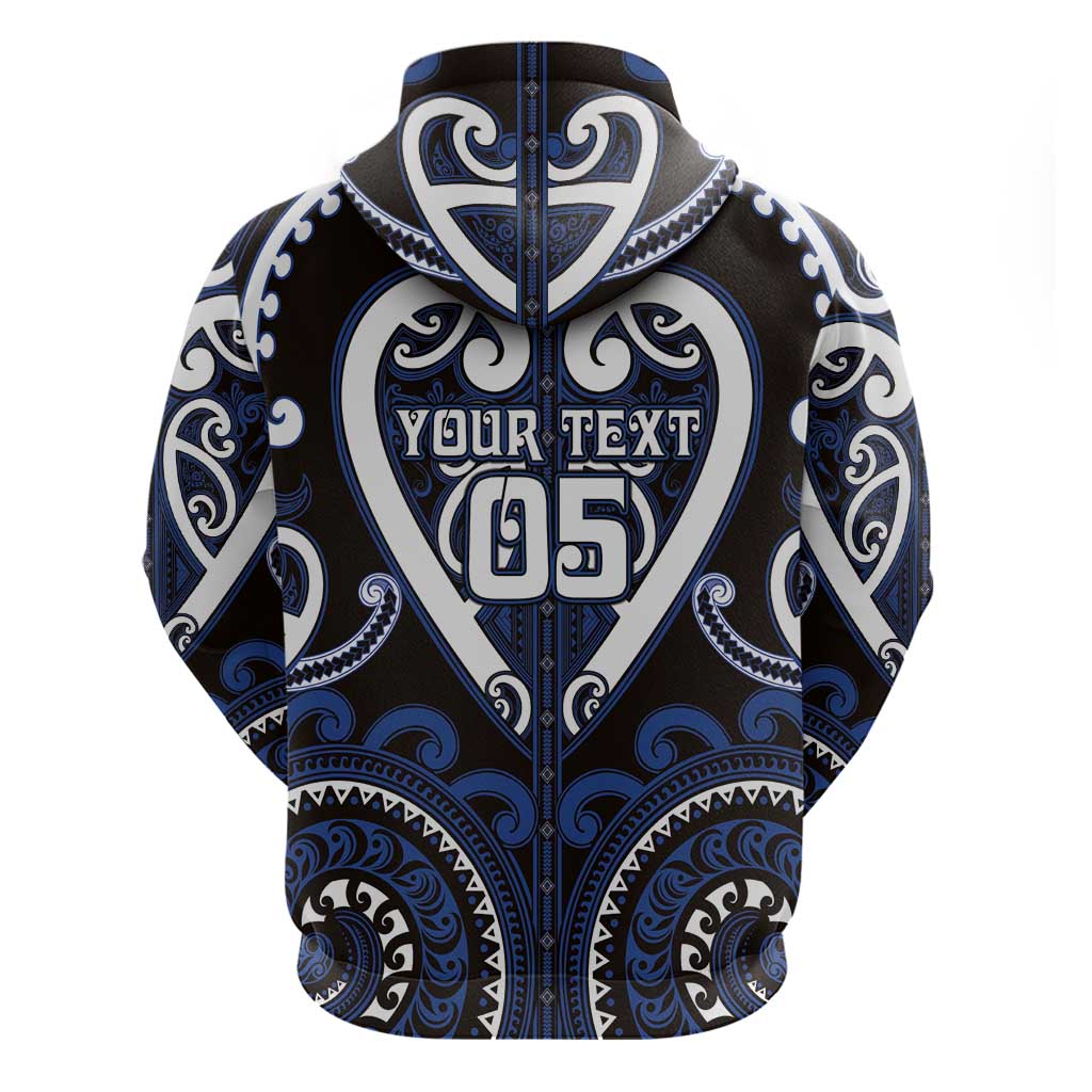 Custom Aotearoa Ngati Tuwharetoa Hoodie Maori Tribal Pattern