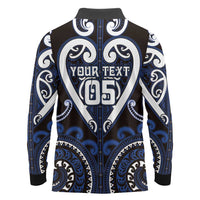 Custom Aotearoa Ngati Tuwharetoa Long Sleeve Polo Shirt Maori Tribal Pattern