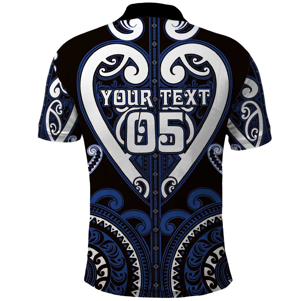 Custom Aotearoa Ngati Tuwharetoa Polo Shirt Maori Tribal Pattern