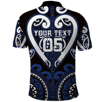 Custom Aotearoa Ngati Tuwharetoa Polo Shirt Maori Tribal Pattern