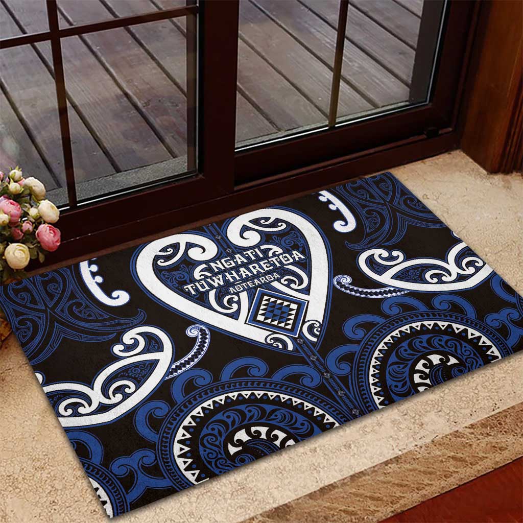 Aotearoa Ngati Tuwharetoa Rubber Doormat Maori Tribal Pattern