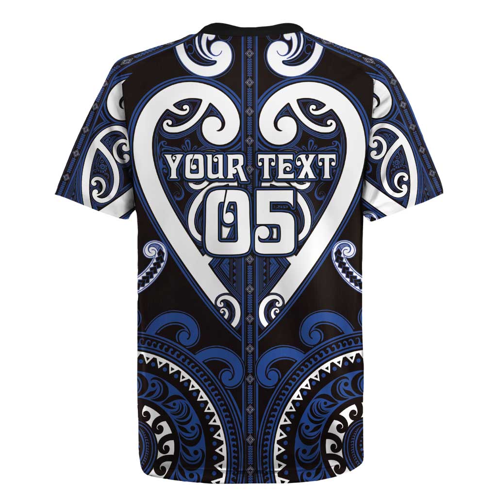 Custom Aotearoa Ngati Tuwharetoa Rugby Jersey Maori Tribal Pattern