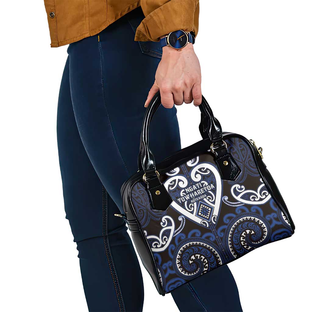 Aotearoa Ngati Tuwharetoa Shoulder Handbag Maori Tribal Pattern