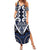 Custom Aotearoa Ngati Tuwharetoa Summer Maxi Dress Maori Tribal Pattern