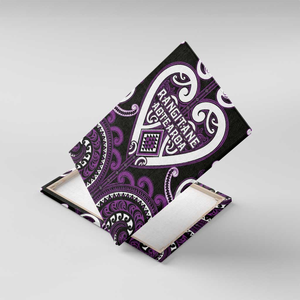 Aotearoa Rangitane Canvas Wall Art Maori Tribal Pattern