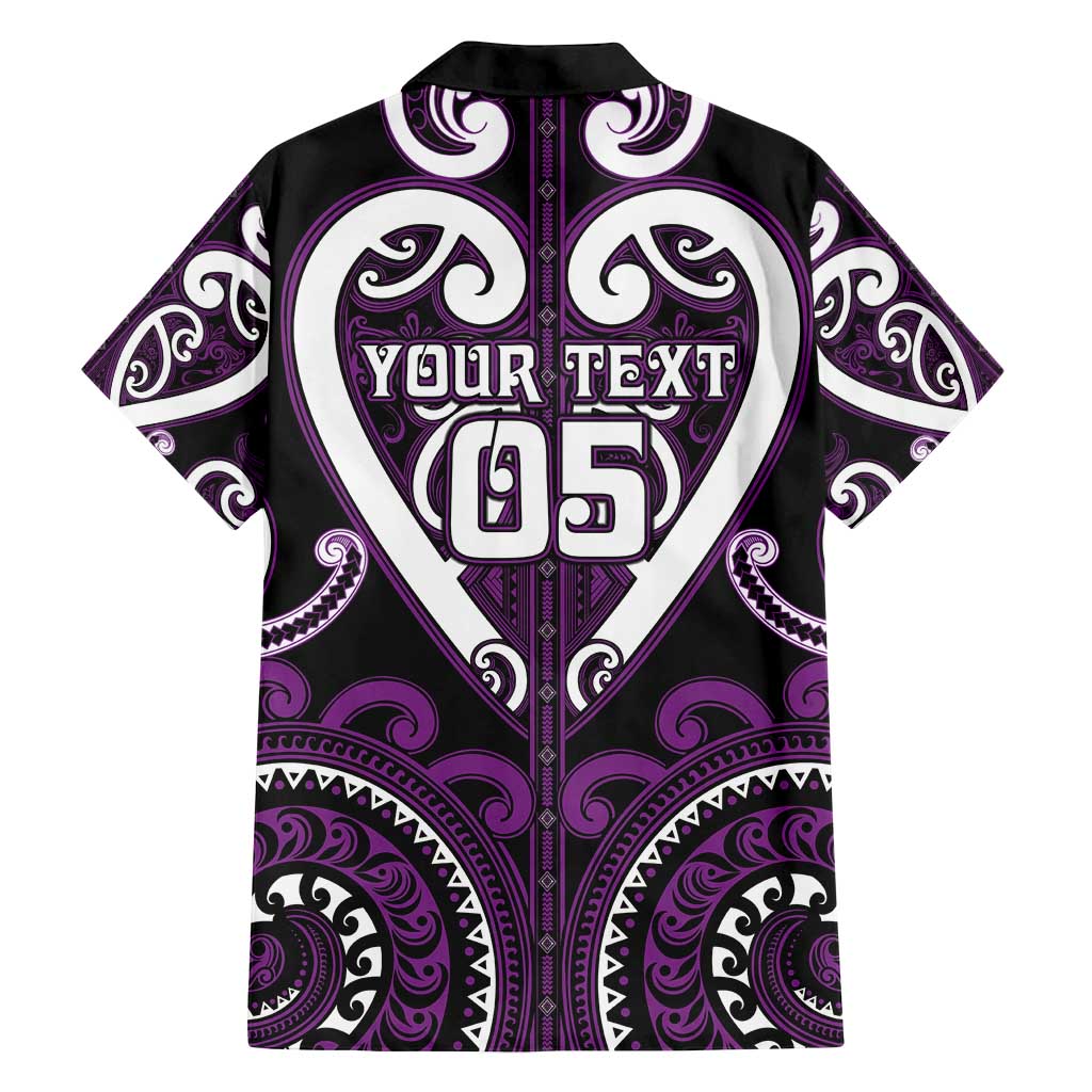 Custom Aotearoa Rangitane Family Matching Off Shoulder Short Dress and Hawaiian Shirt Maori Tribal Pattern