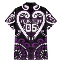Custom Aotearoa Rangitane Family Matching Short Sleeve Bodycon Dress and Hawaiian Shirt Maori Tribal Pattern LT05 - Polynesian Pride