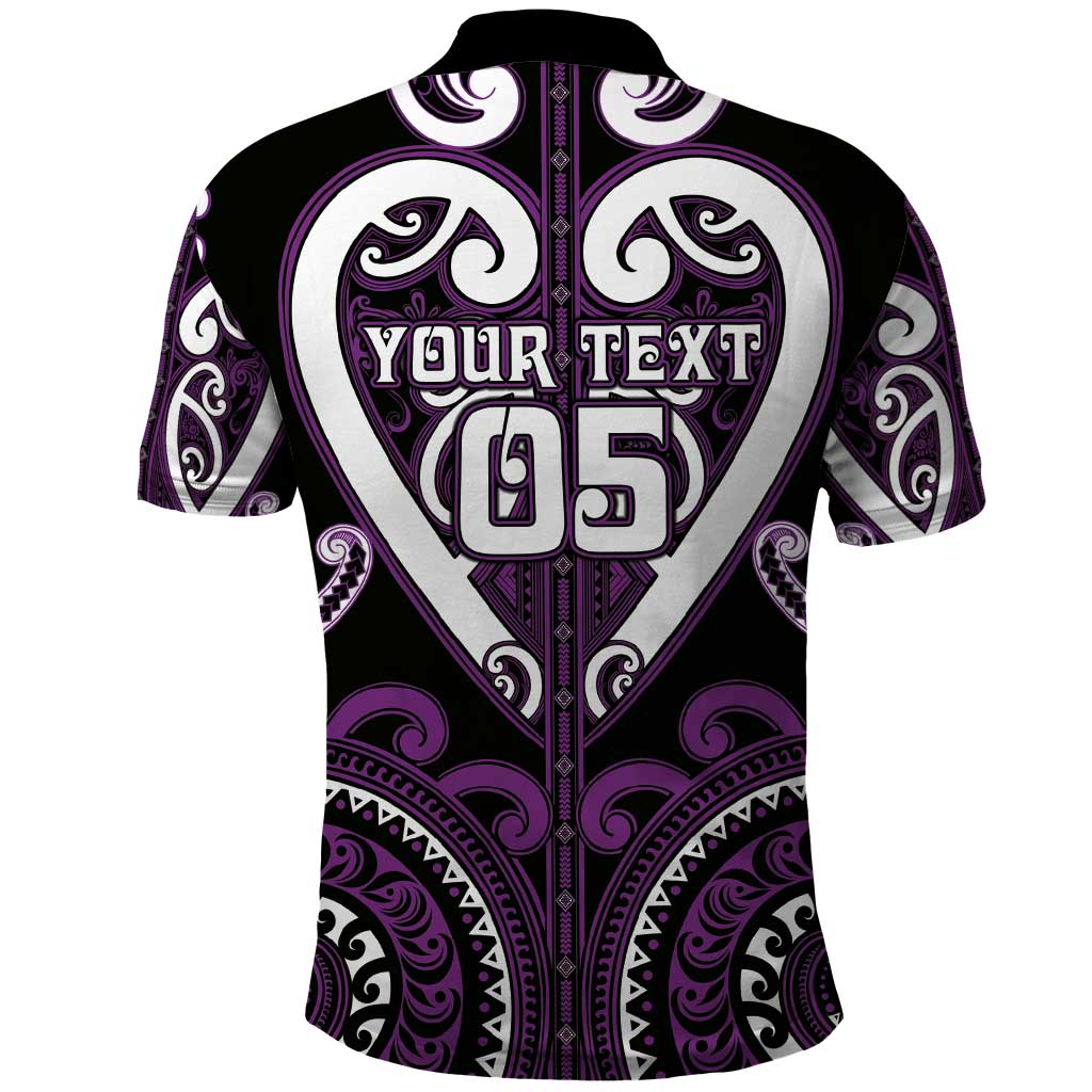 Custom Aotearoa Rangitane Polo Shirt Maori Tribal Pattern