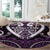Aotearoa Rangitane Round Carpet Maori Tribal Pattern