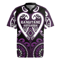 Custom Aotearoa Rangitane Rugby Jersey Maori Tribal Pattern