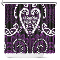 Aotearoa Rangitane Shower Curtain Maori Tribal Pattern