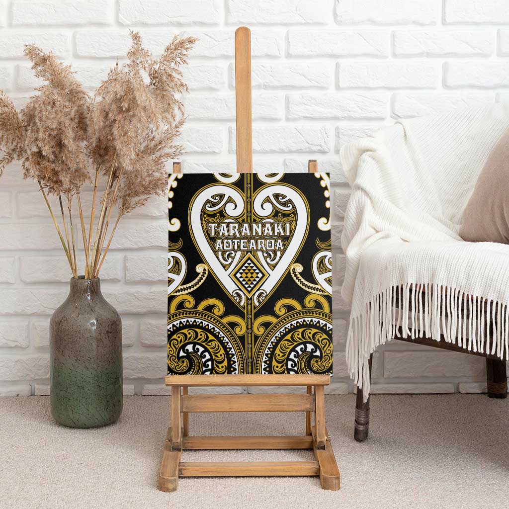 Aotearoa Taranaki Canvas Wall Art Maori Tribal Pattern