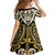 Custom Aotearoa Taranaki Family Matching Off Shoulder Maxi Dress and Hawaiian Shirt Maori Tribal Pattern