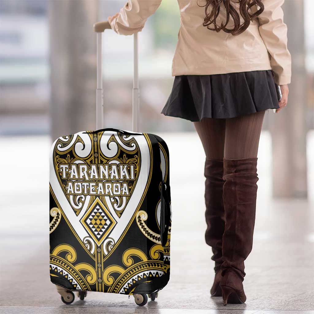 Aotearoa Taranaki Luggage Cover Maori Tribal Pattern