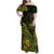 Personalised Fiji Lovoni Day Family Matching Off Shoulder Maxi Dress and Hawaiian Shirt 154th Years