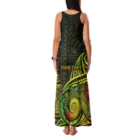 Personalised Fiji Lovoni Day Family Matching Tank Maxi Dress and Hawaiian Shirt 154th Years LT05 - Polynesian Pride
