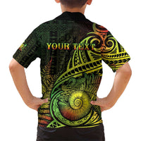 Personalised Fiji Lovoni Day Kid Hawaiian Shirt 154th Years