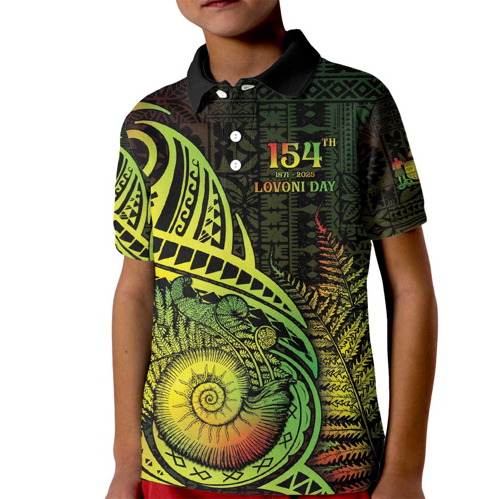 Personalised Fiji Lovoni Day Kid Polo Shirt 154th Years