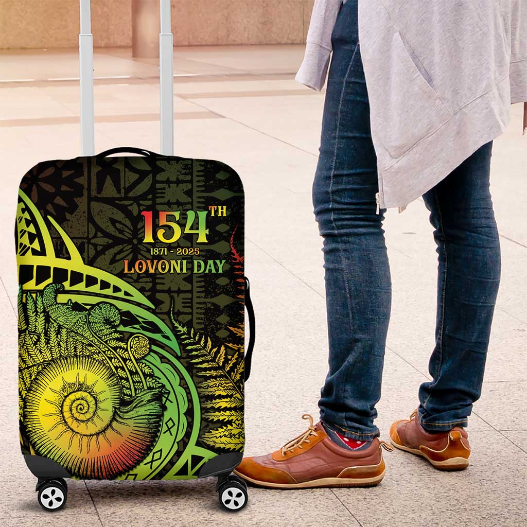 Fiji Lovoni Day Luggage Cover 154th Years