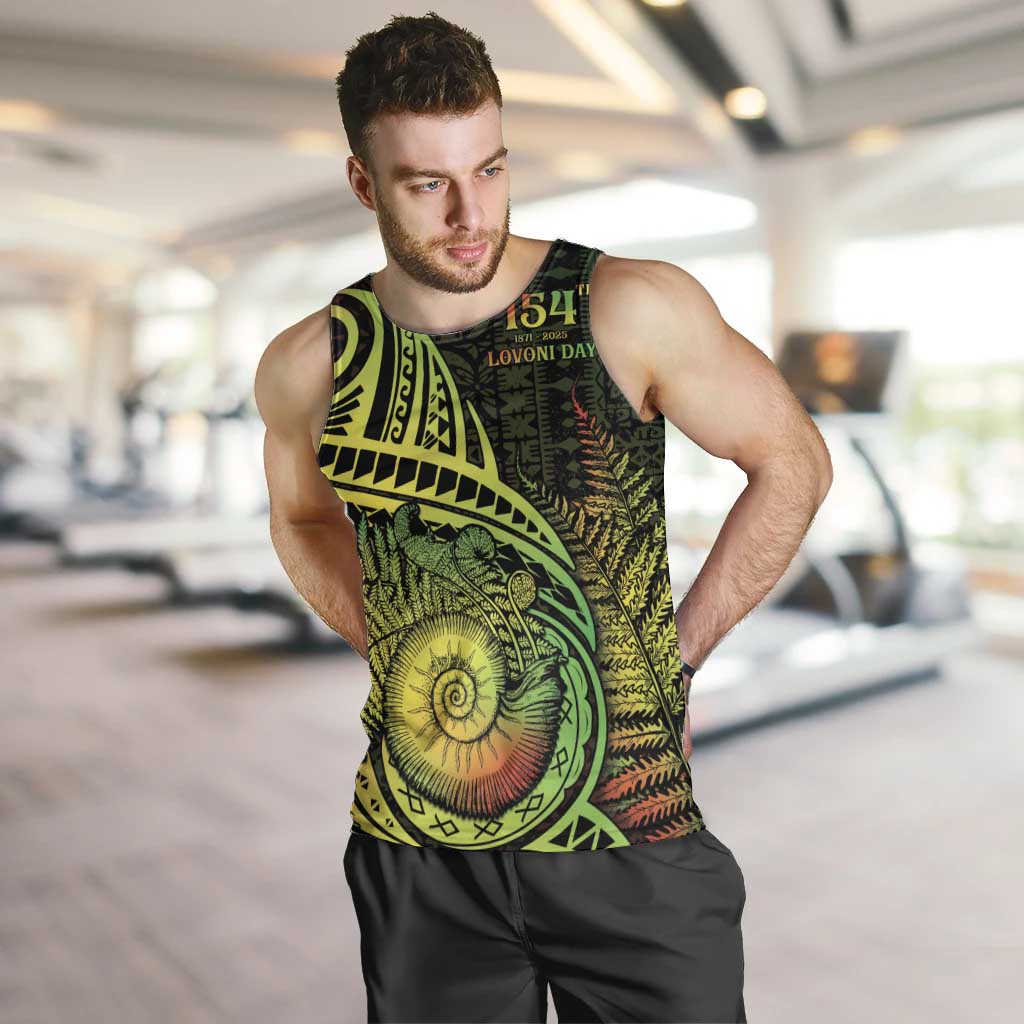 Personalised Fiji Lovoni Day Men Tank Top 154th Years