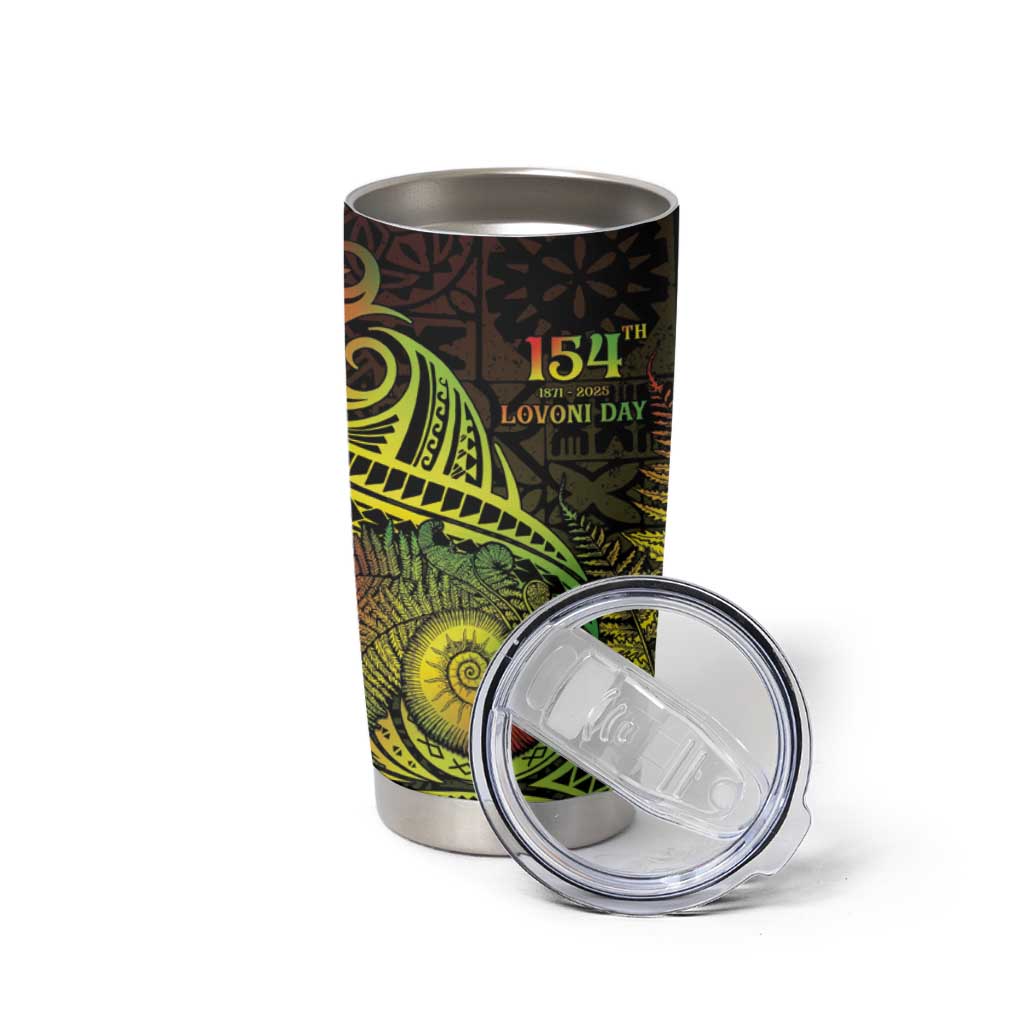 Personalised Fiji Lovoni Day Tumbler Cup 154th Years